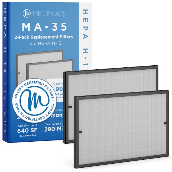 Medify Air Medify MA35 Replacement Filter H13 True HEPA 999 Particle